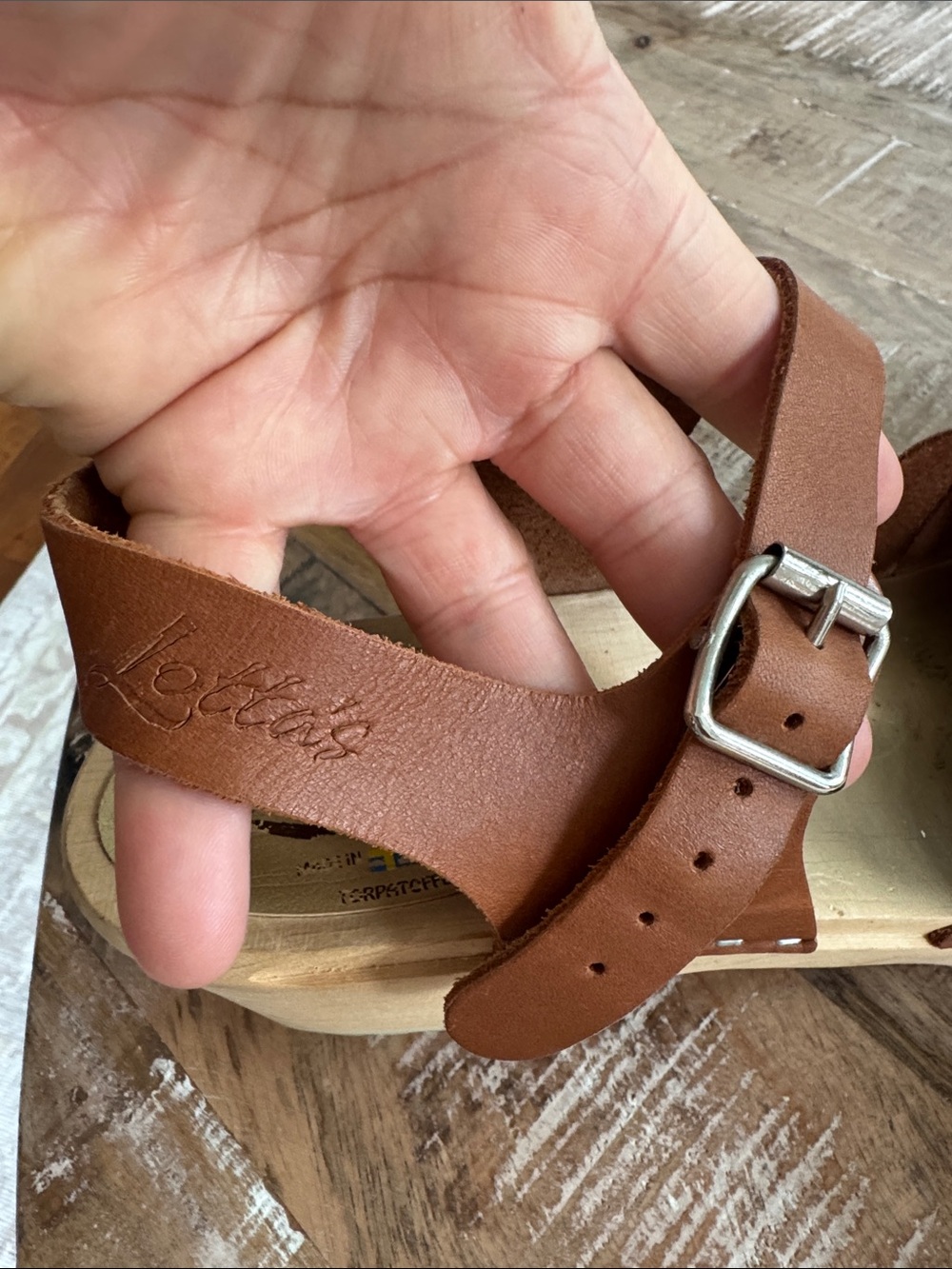 Free People Lottas Leather Clogs Size 39 - Picture 7 of 8
